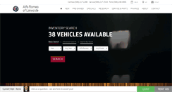 Desktop Screenshot of alfaromeousaoflakeside.com